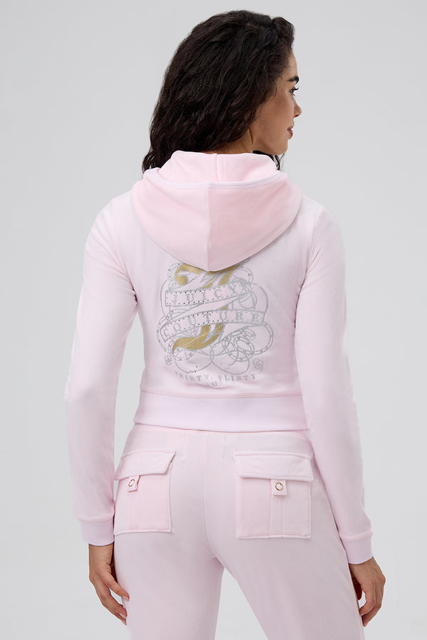 juicy couture Thirty Flirty and Juicy Velour Hoodie