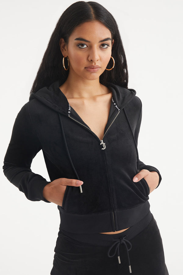 Juicy Couture Virgo Customizable Big Bling Velour Hoodie