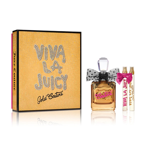 juicy couture Viva La Juicy Gold Couture 3 Piece Holiday Gift Set
