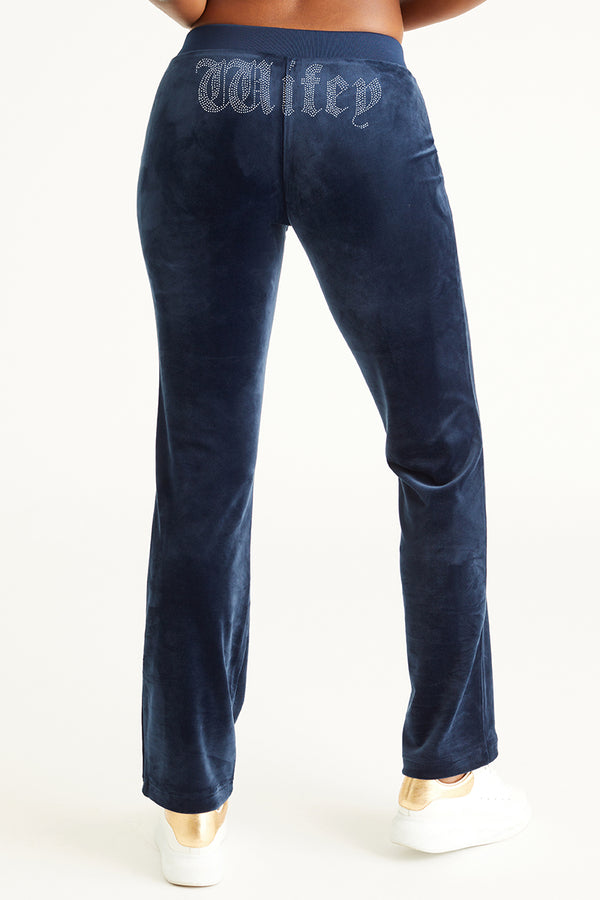 juicy couture Wifey Customizable Big Bling Velour Track Pants