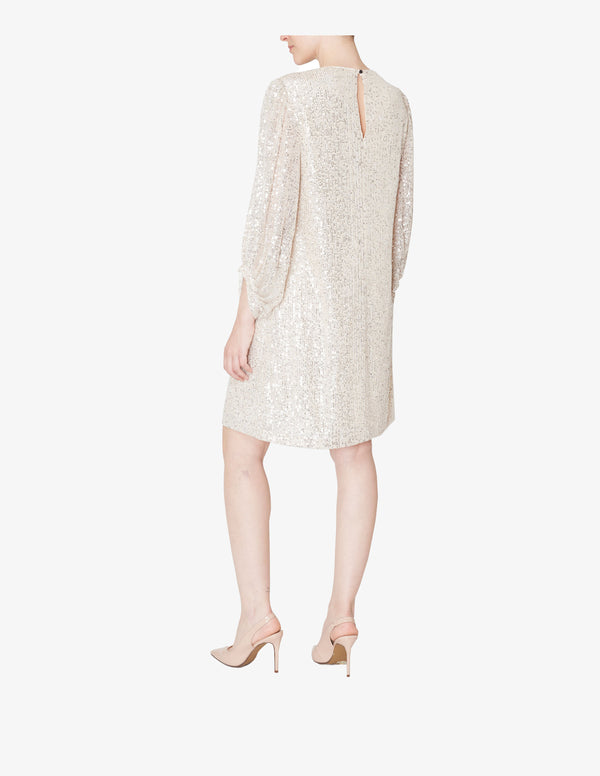 Julia Jordan 1PC CREW NECK SEHATH IVORY SILVER