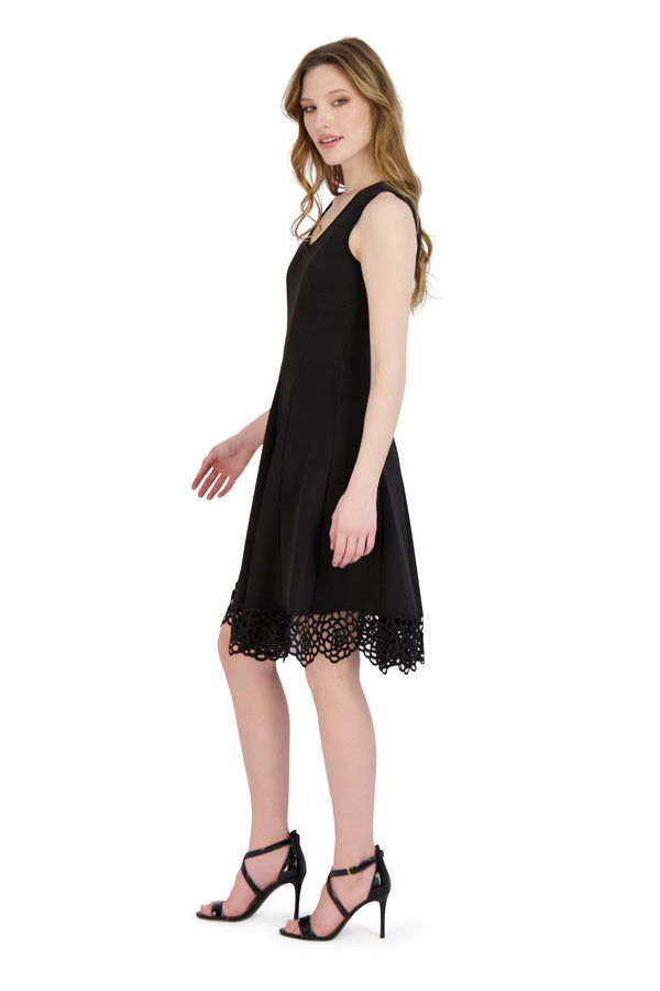 Julia Jordan DONNA RICCO - SLEEVELESS DRESS BLACK