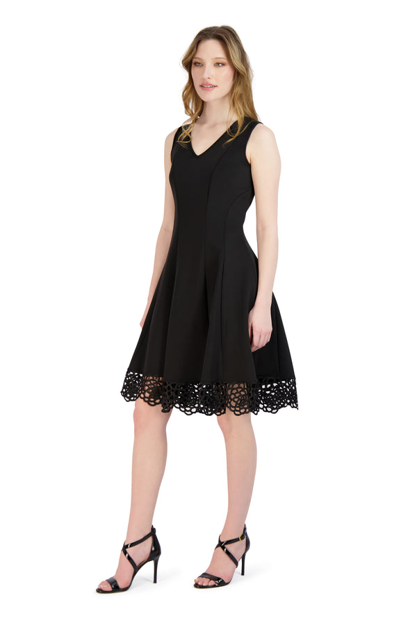 Julia Jordan DONNA RICCO - SLEEVELESS DRESS BLACK