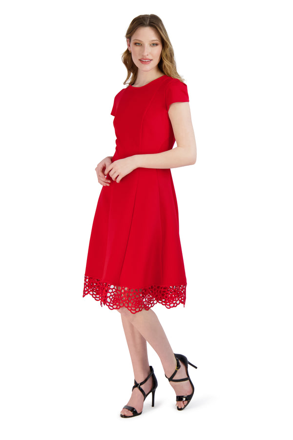 Julia Jordan DONNA RICCO - SLEEVELESS DRESS RED