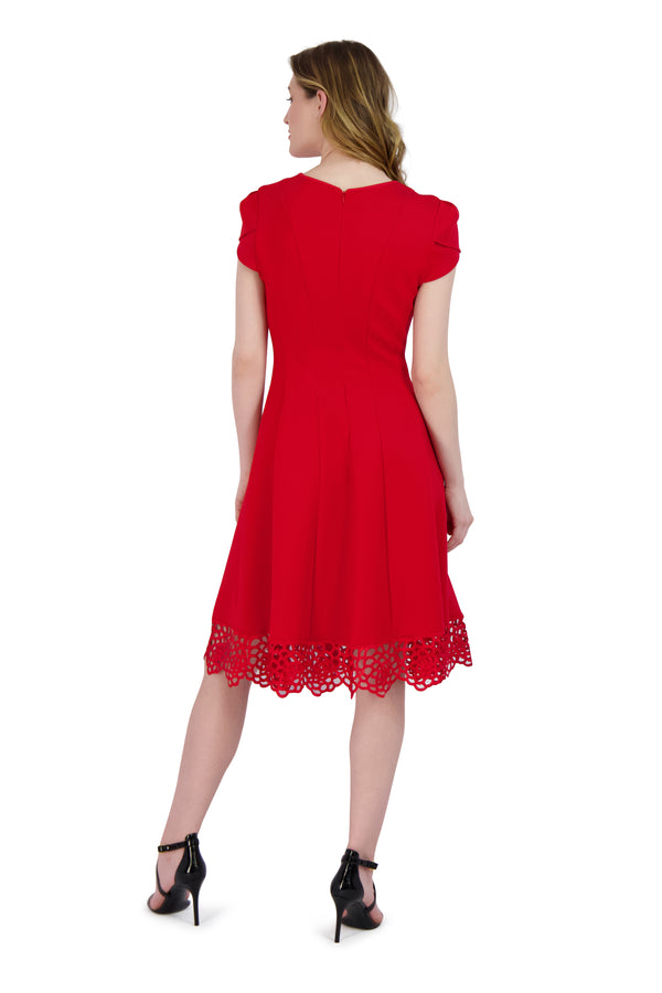 Julia Jordan DONNA RICCO - SLEEVELESS DRESS RED