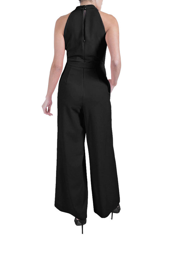 Julia Jordan HALTER JUMPSUIT BLACK