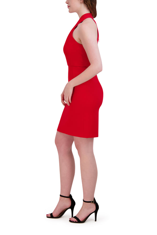Julia Jordan HALTER NECK DRESS RED