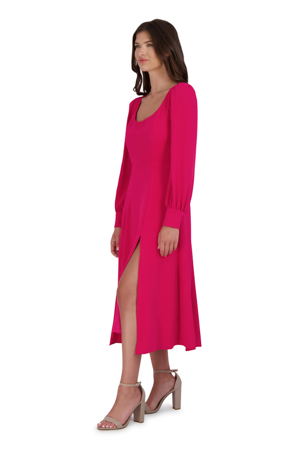 Julia Jordan Long Sleeve Dress Pink