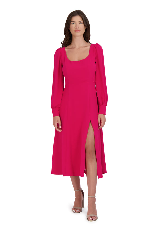 julia jordan Long Sleeve Dress Pink