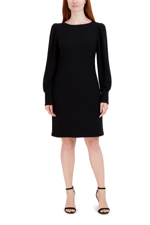 julia jordan Long Sleeve Sheath Black