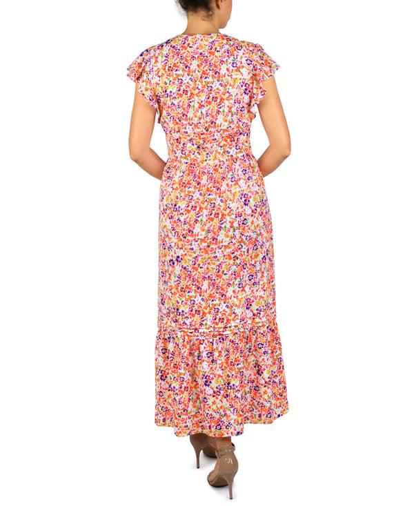 Julia Jordan Pintuck Flutter Sleeve Dress 2