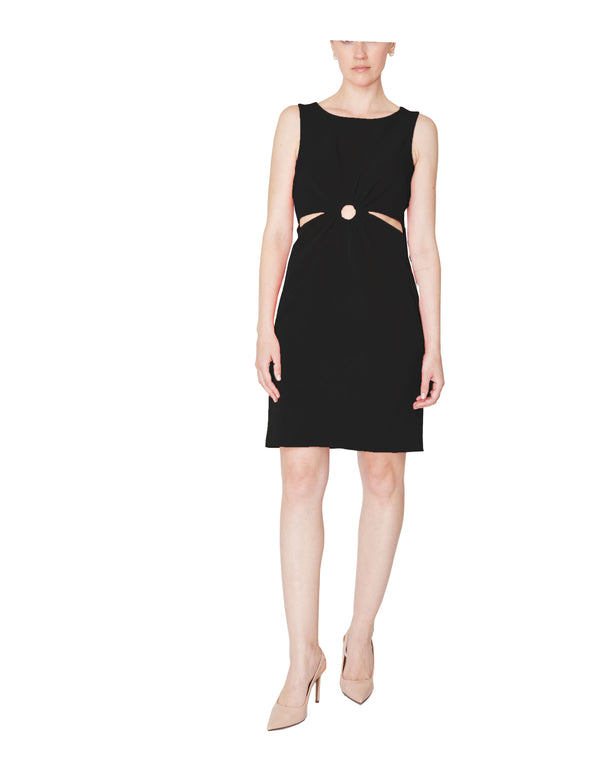 julia jordan SLEEVELESS DRESS BLACK