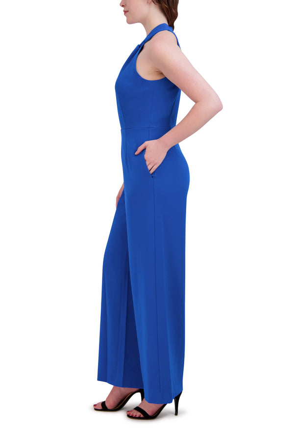 Julia Jordan SLEEVELESS JUMPSUIT BLUE