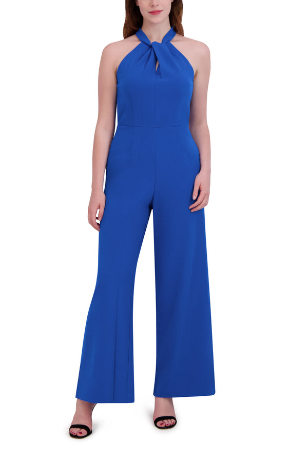 julia jordan SLEEVELESS JUMPSUIT BLUE