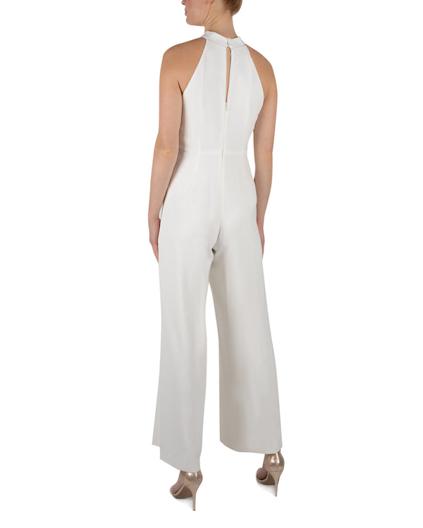 Julia Jordan SLEEVELESS JUMPSUIT IVORY