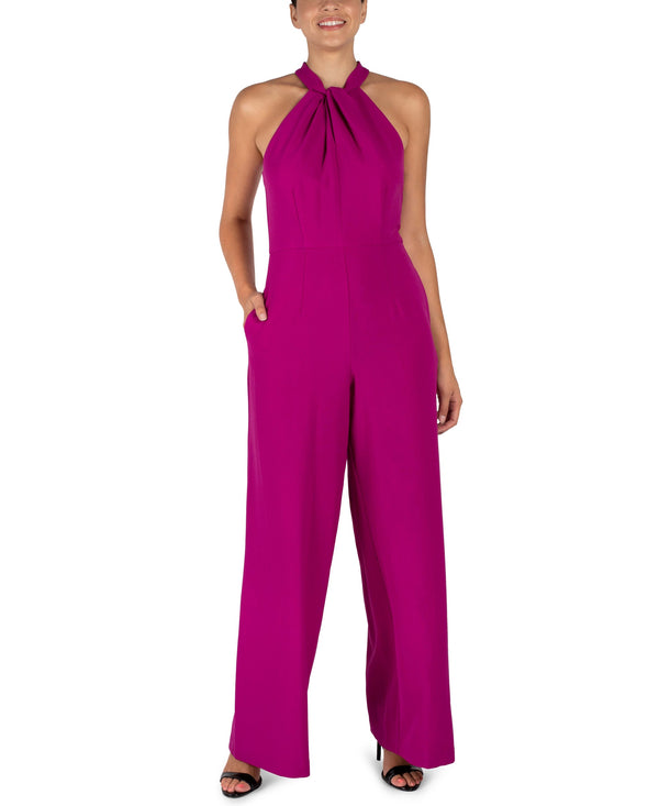 Julia Jordan SLEEVELESS JUMPSUIT PINK ORCHID