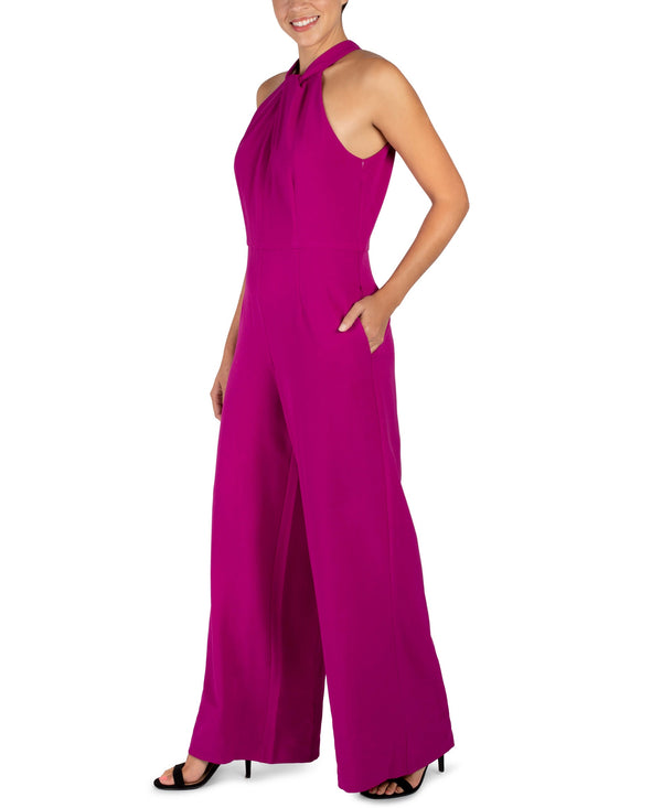 julia jordan SLEEVELESS JUMPSUIT PINK ORCHID