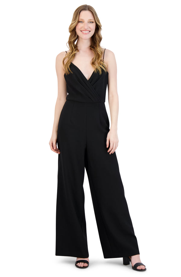 julia jordan Spaghetti Strap Jumpsuit Black