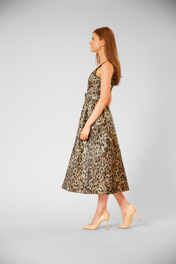 Julia Jordan SLVLESS GOWN W SCOOP-NECKLINE BLACK MULTI