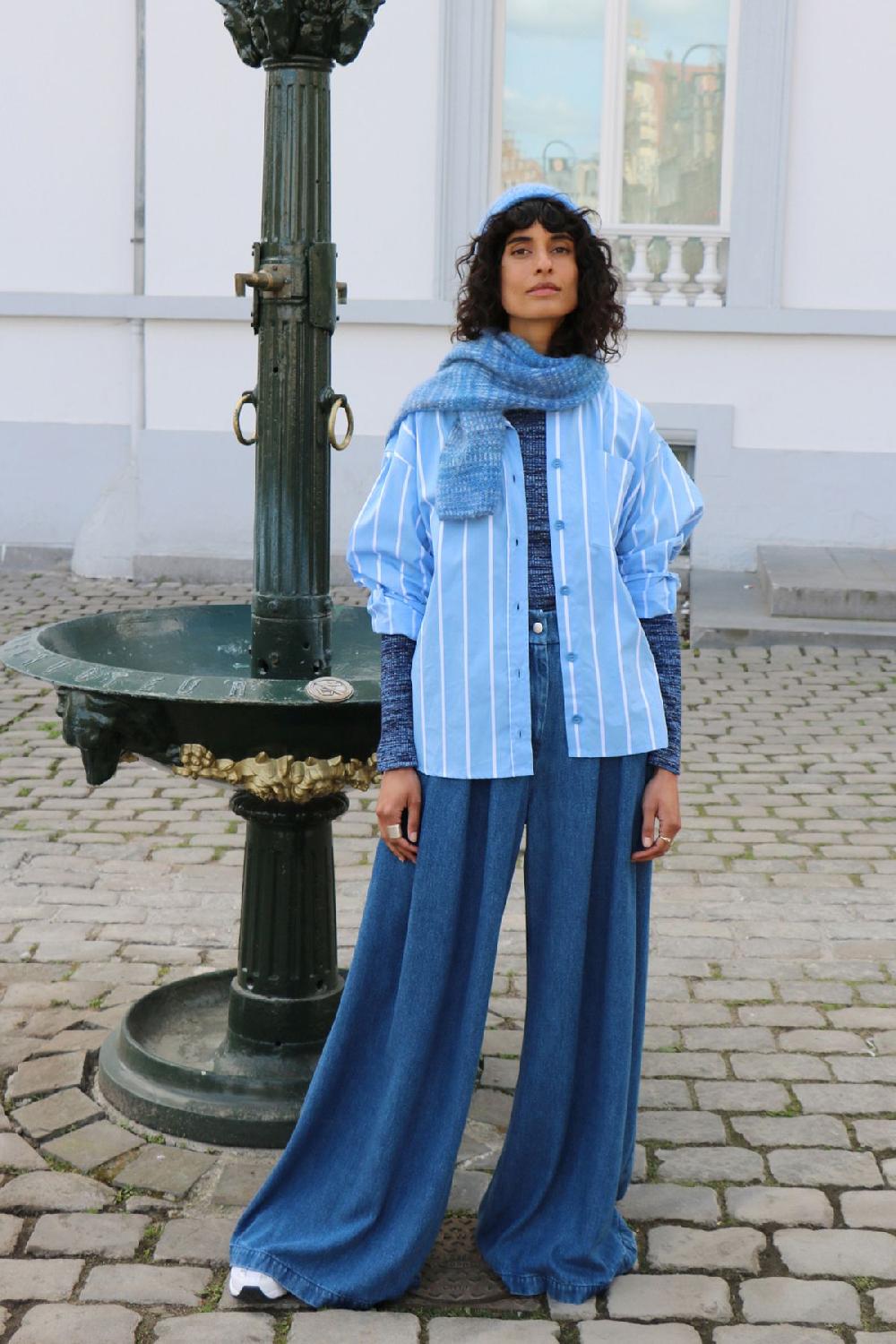 julia june blouse Gateau blue