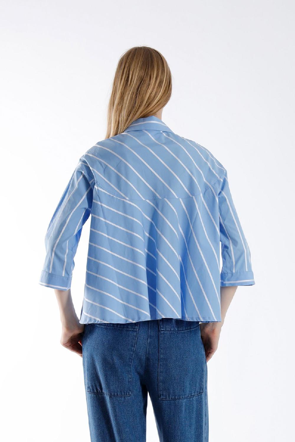 Julia June Blouse Gatoni Blue