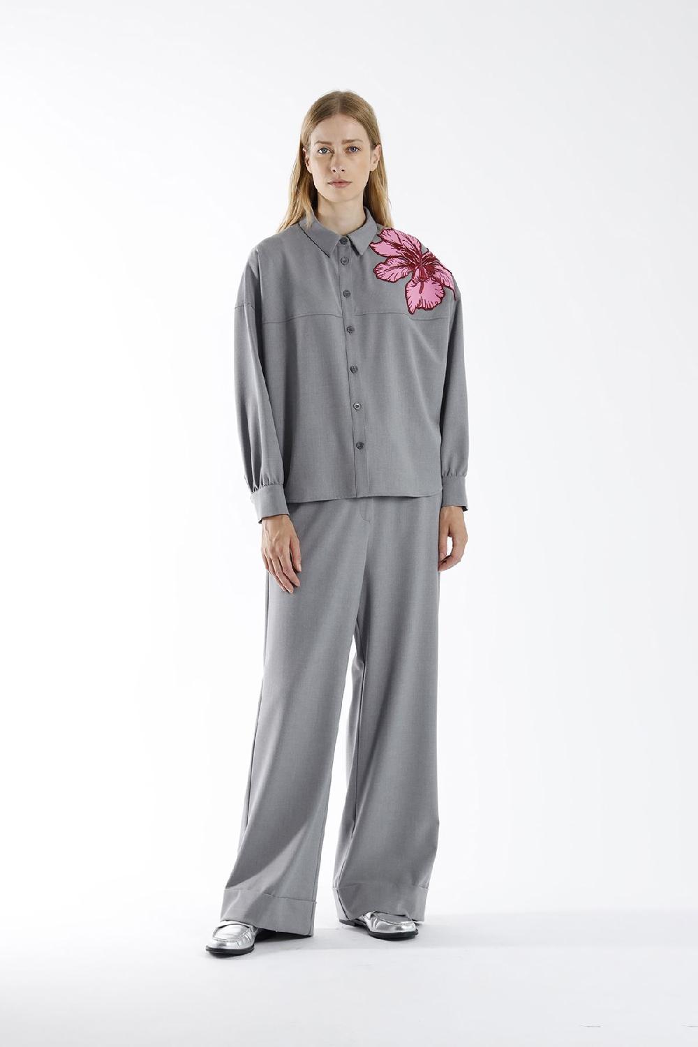 Julia June Blouse Lacrois Antracite