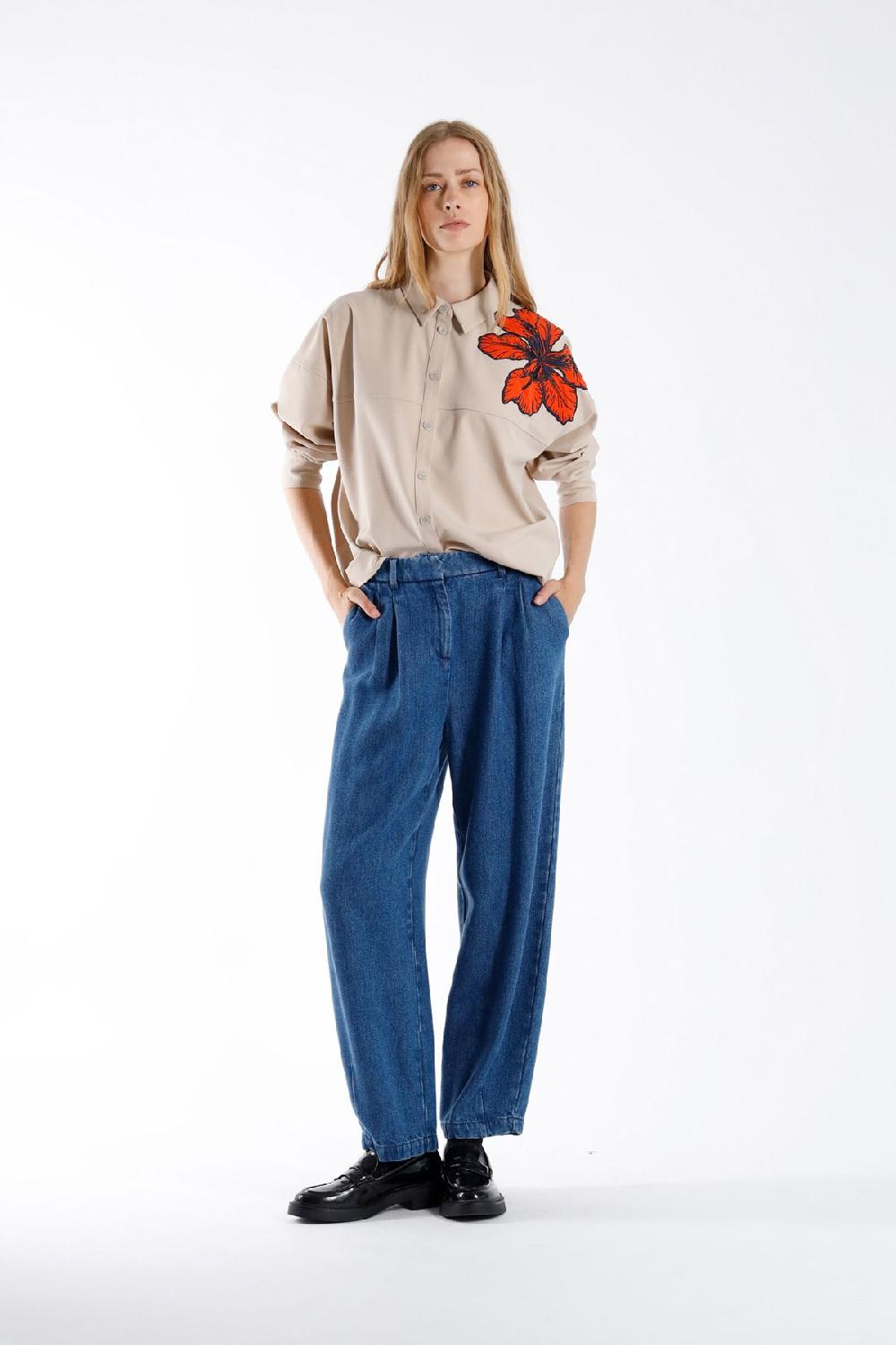 Julia June Blouse Lacrois Oatmeal