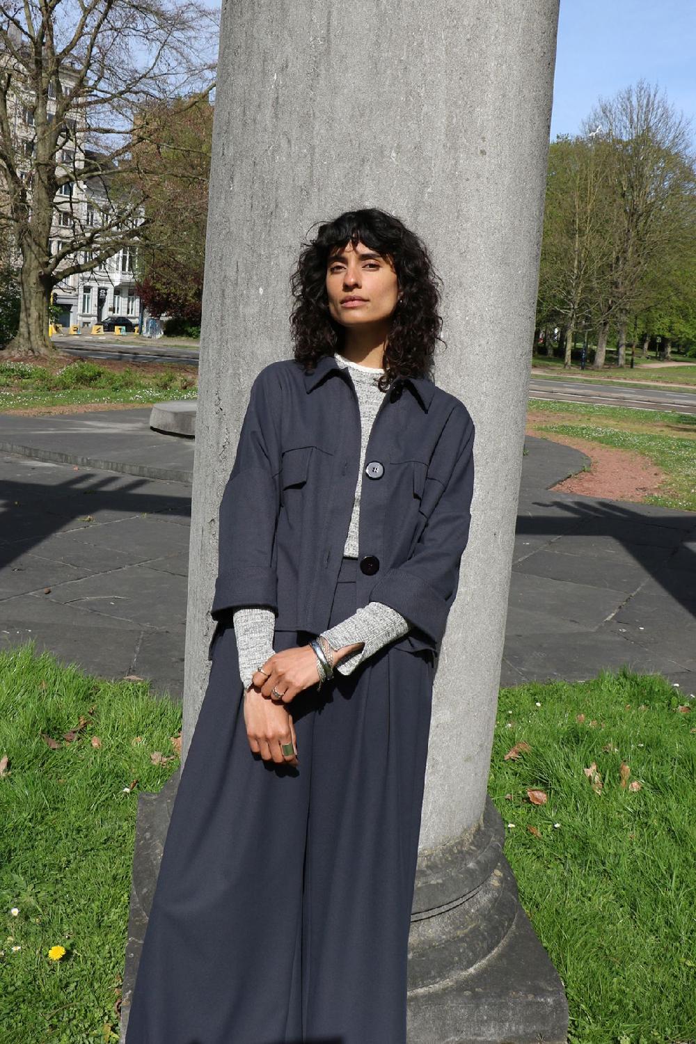 julia june blouse Latina antracite