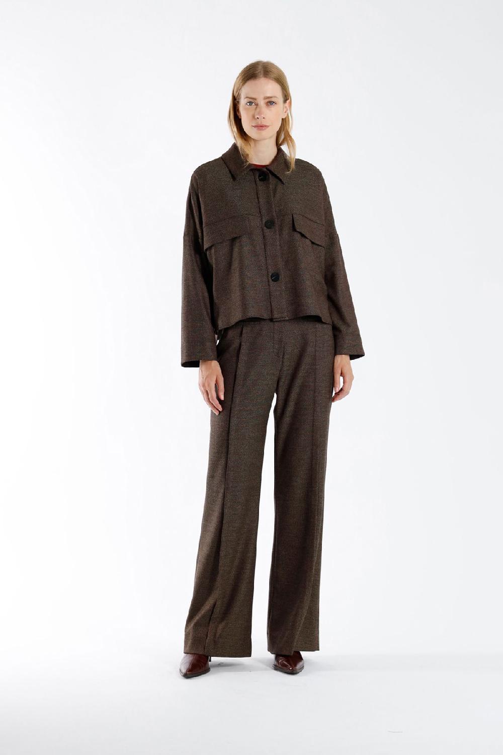 Julia June Blouse Latina Bordeaux