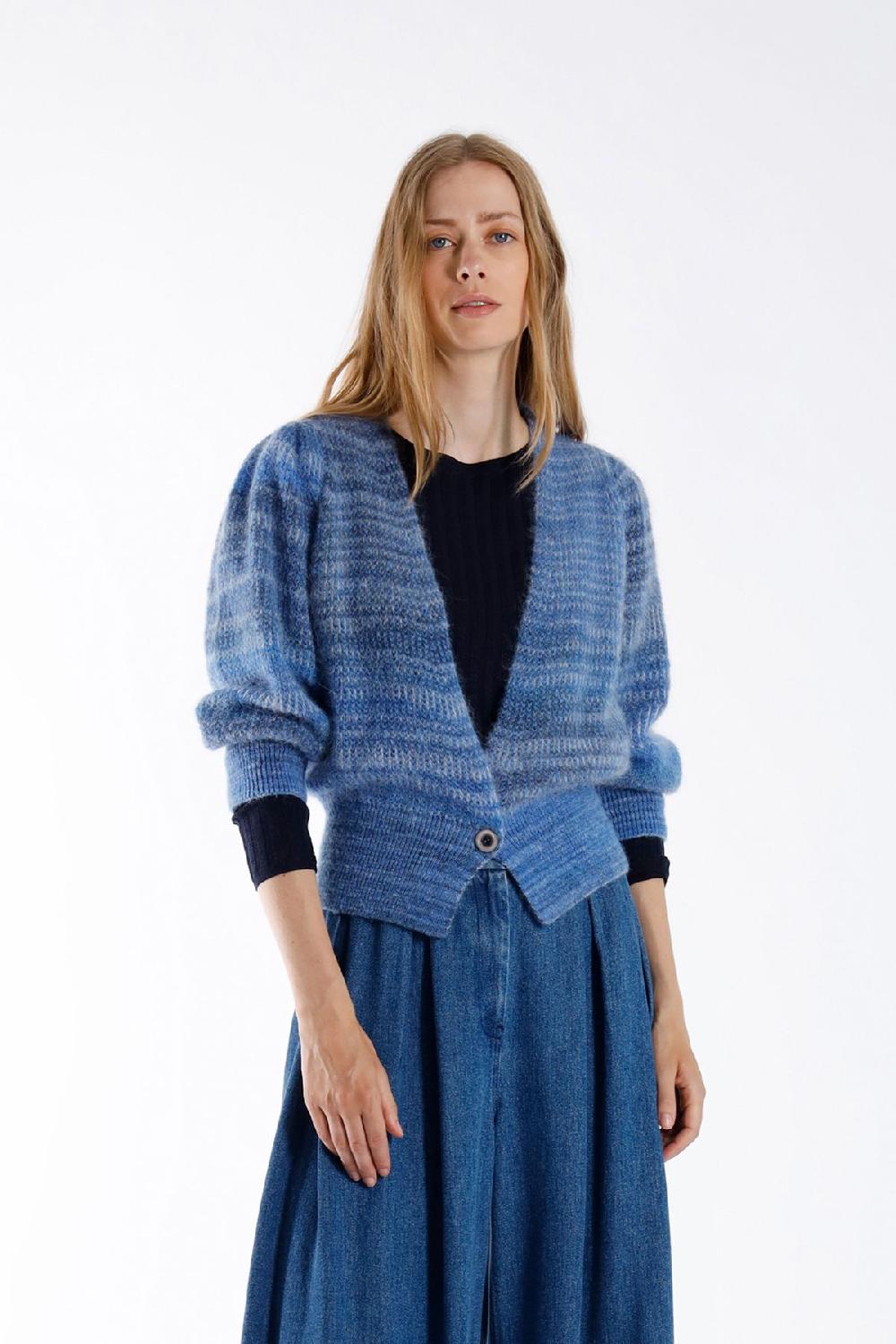 Julia June Cardigan Petal Multi Blue