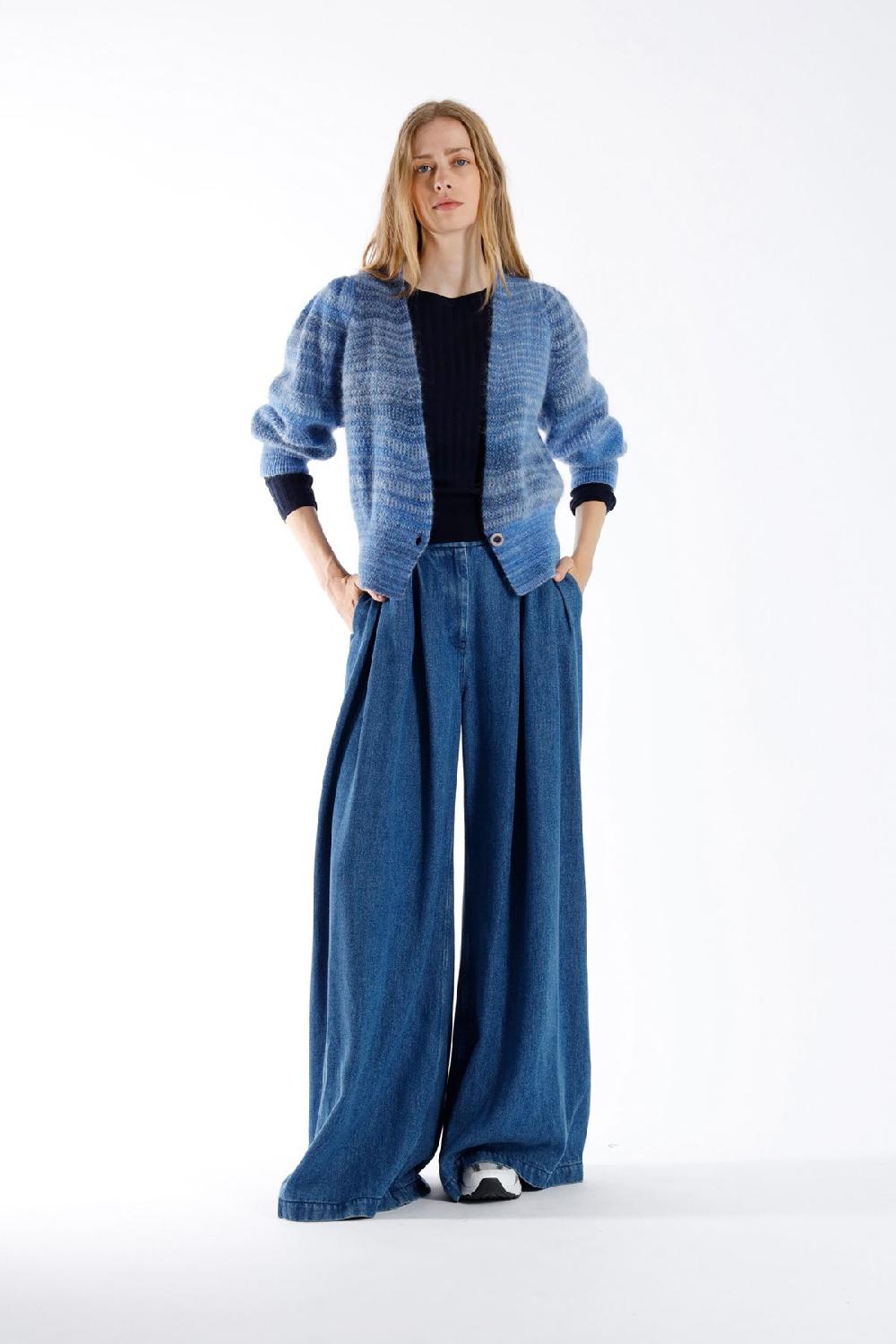 julia june cardigan Petal multi blue