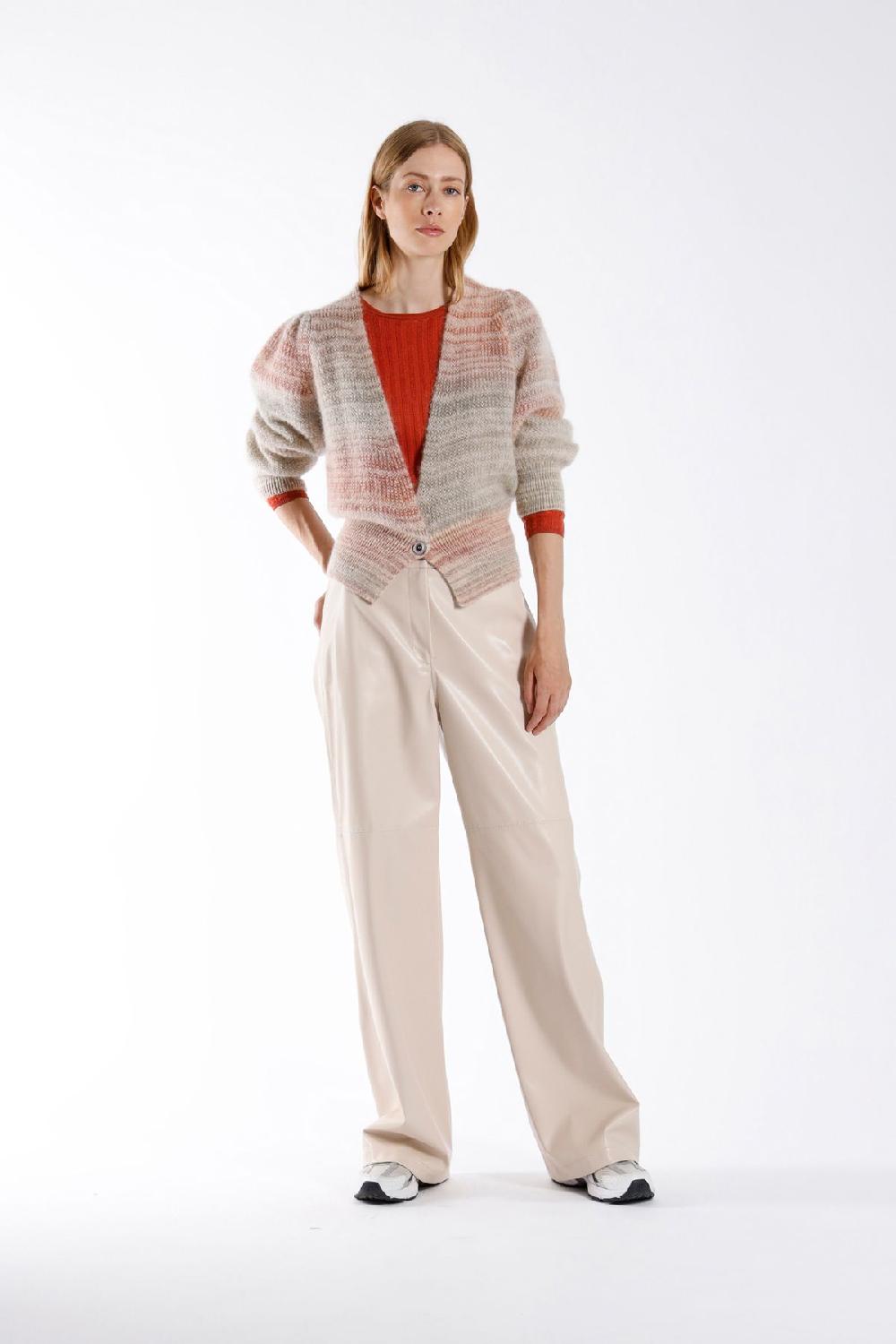 julia june cardigan Petal multi orange