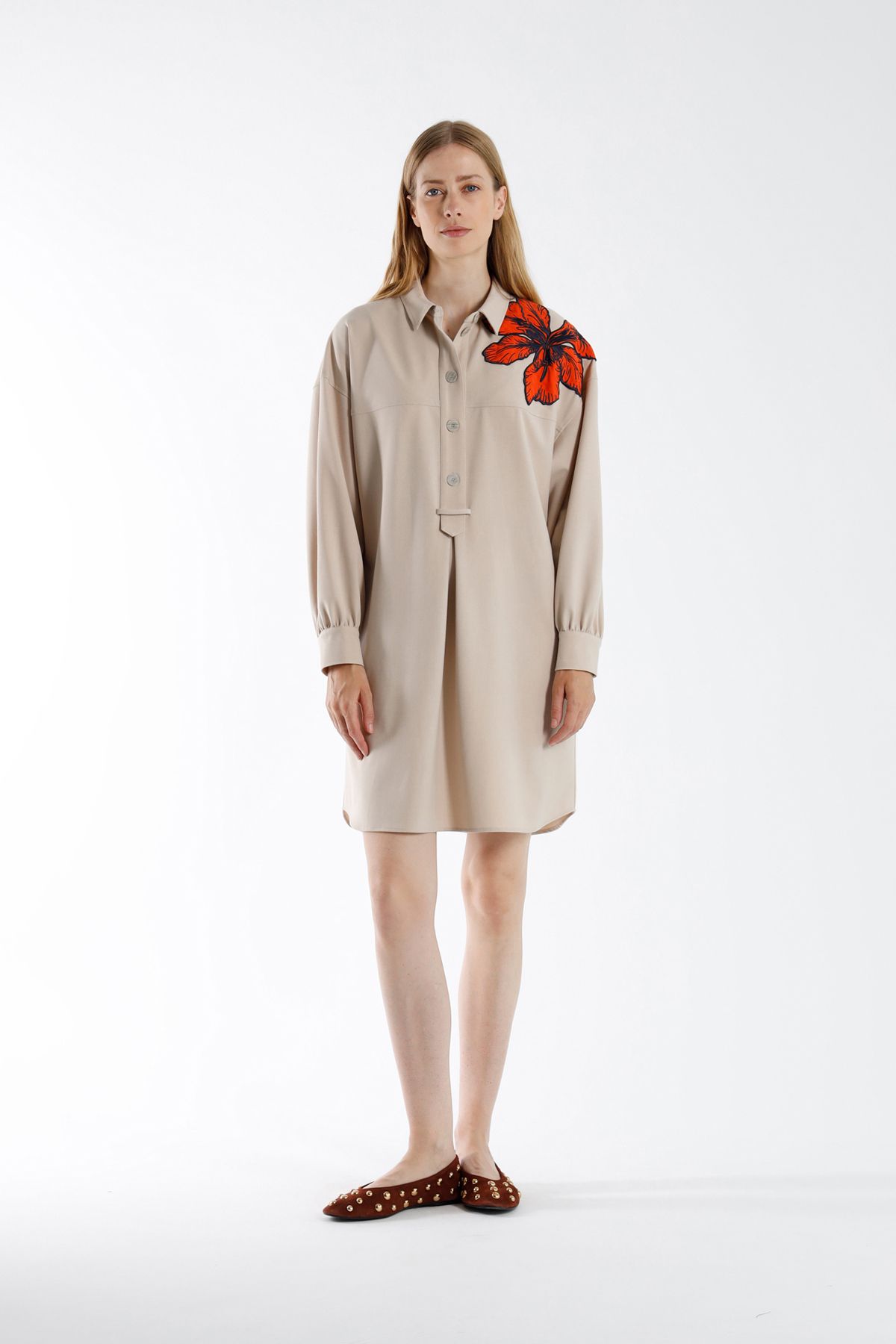 julia june dress Lilu oatmeal