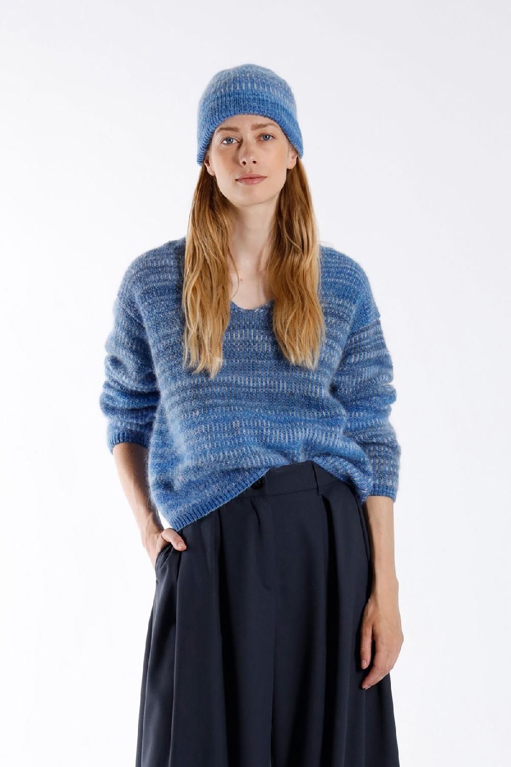 julia june hat Pepper multi blue