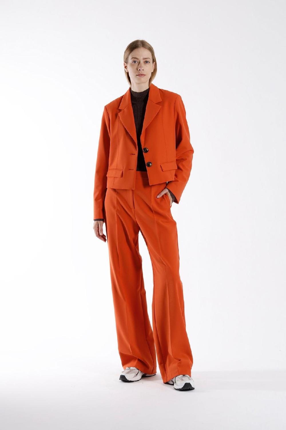 julia june jacket Lundi burnt orange