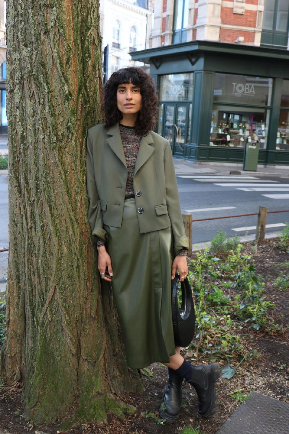 julia june jacket Lundi kaki