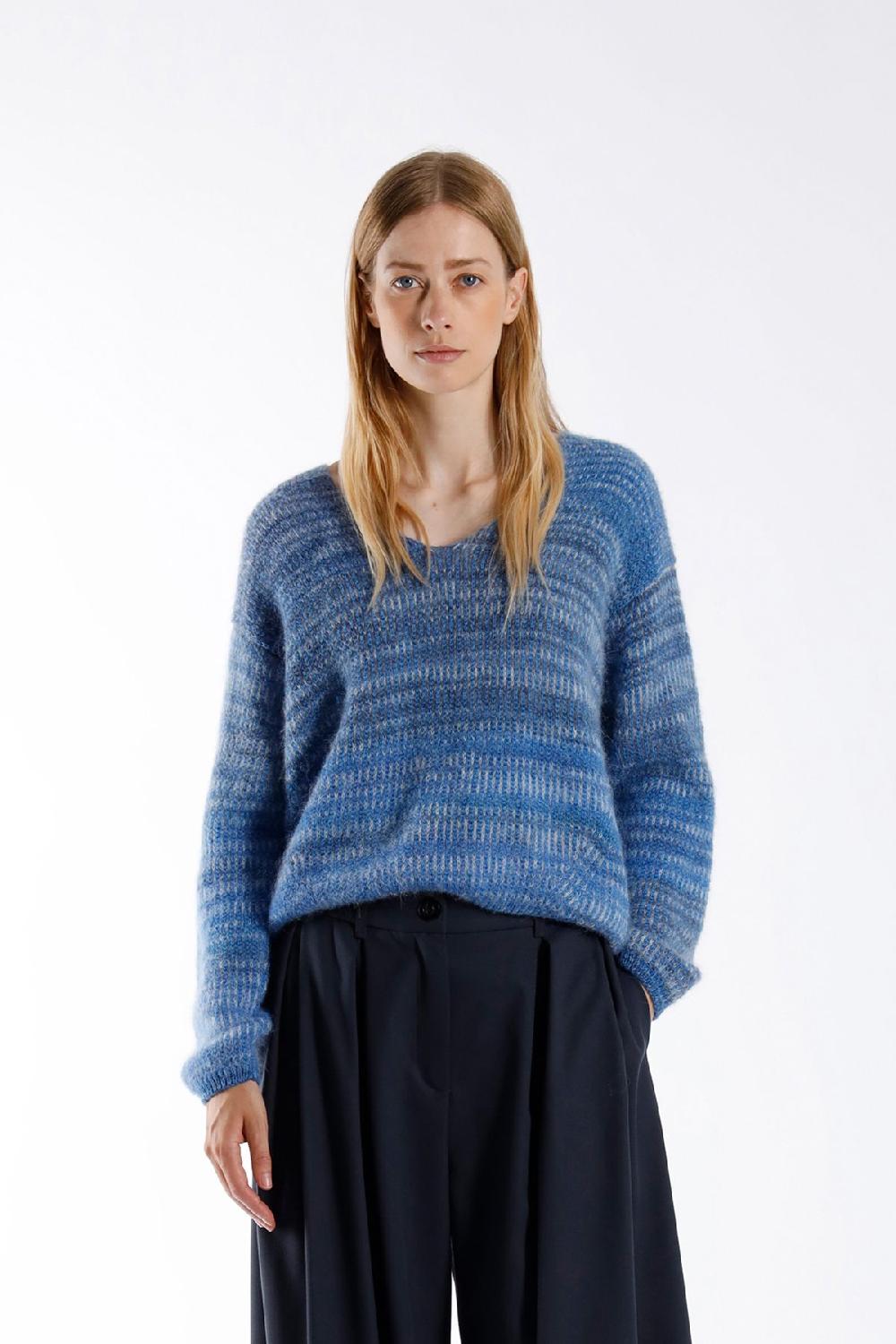 Julia June Pullover Patina Multi Blue