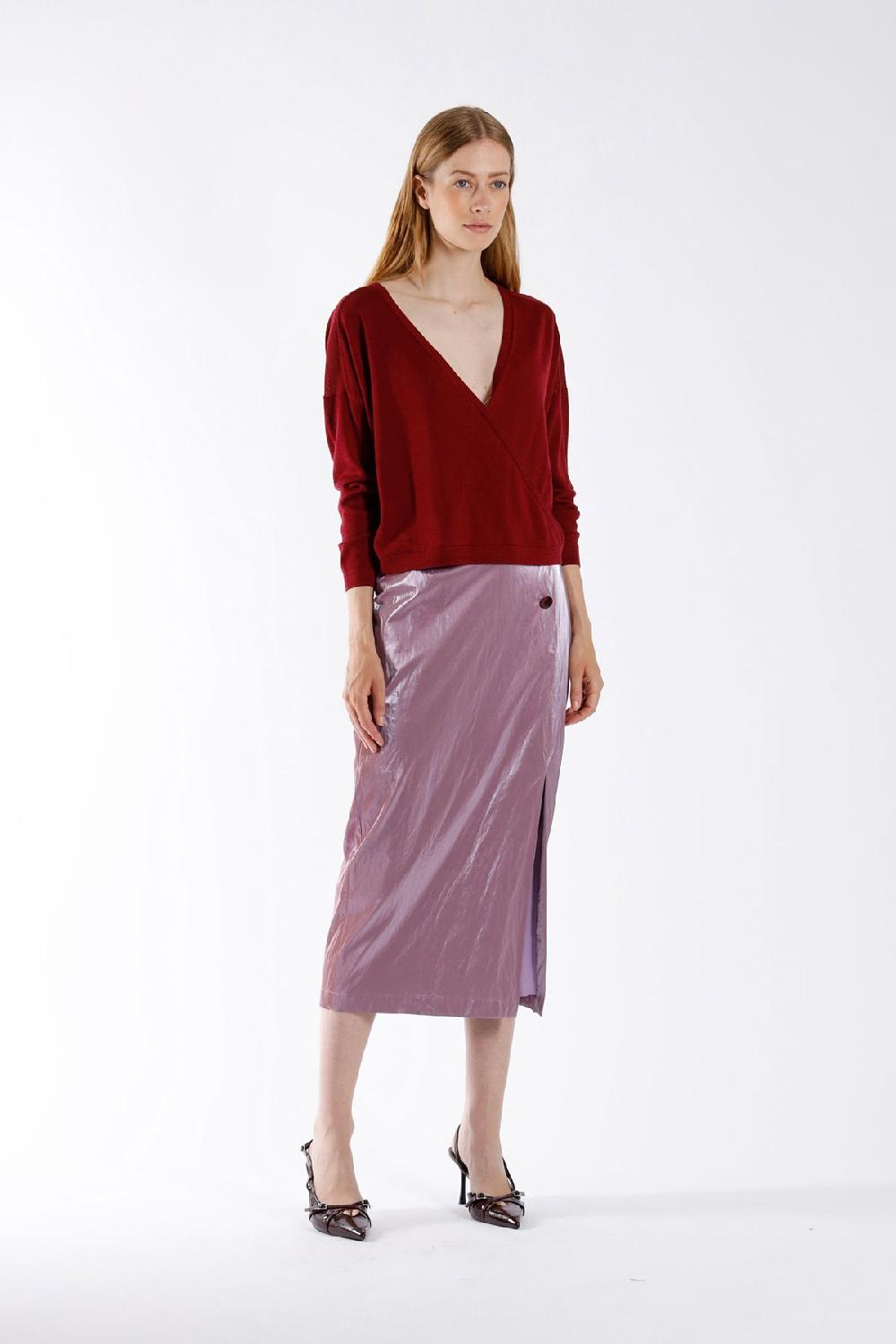 Julia June Pullover Weekend Burgundy