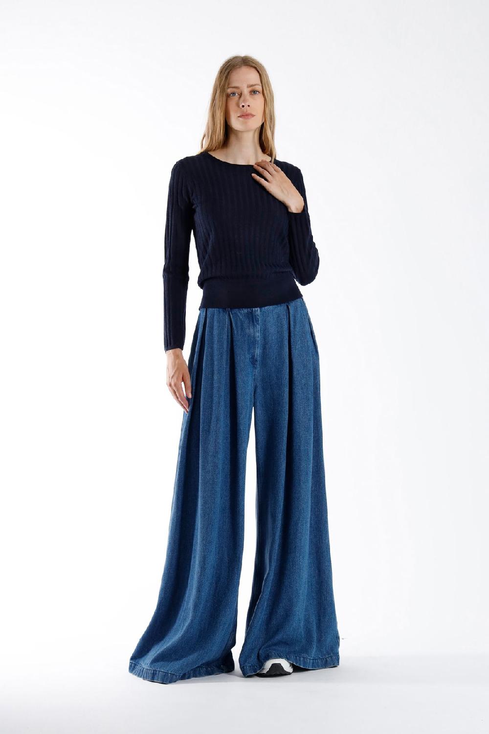 Julia June Pullover Work Navy