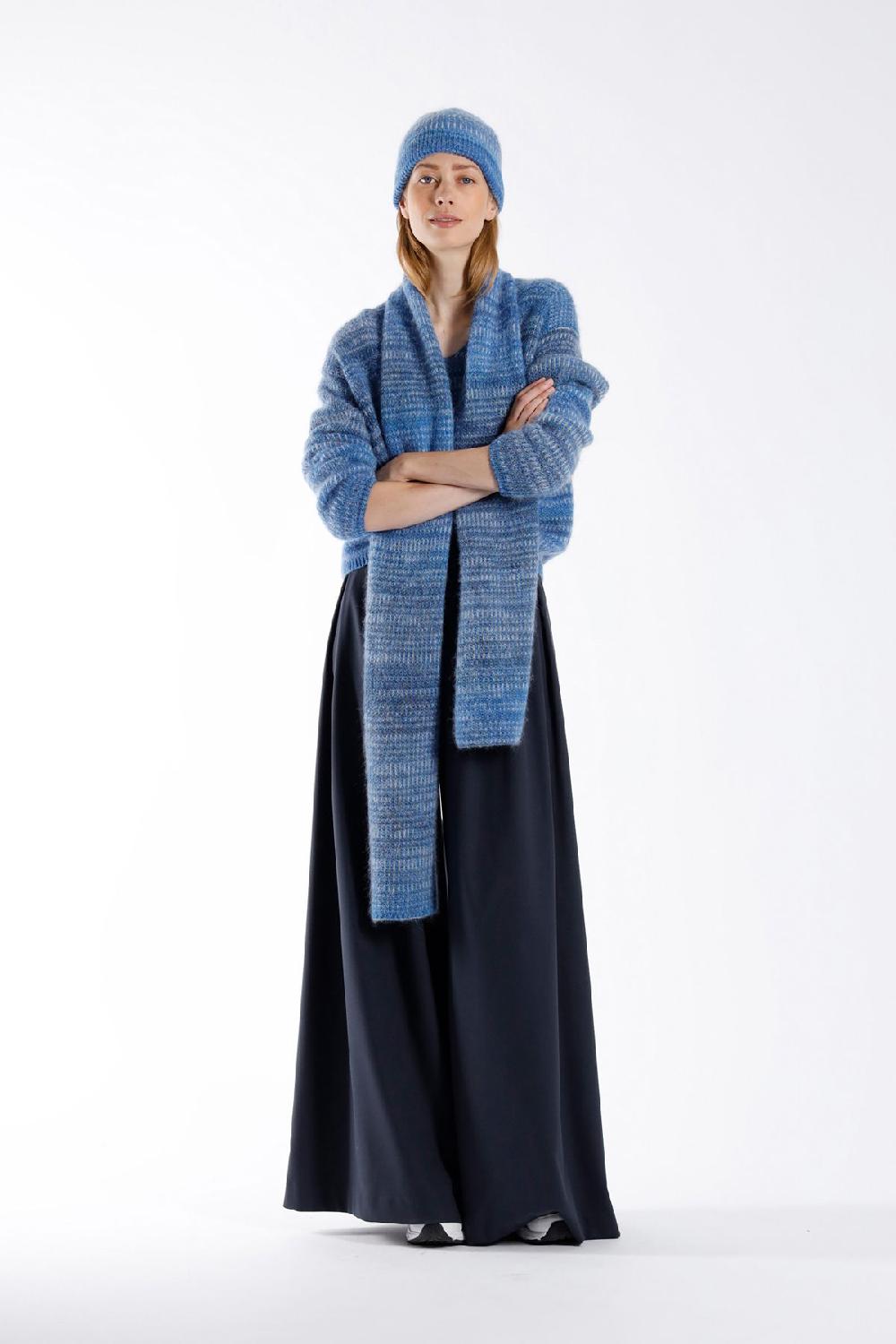 julia june scarf Pizzaz multi blue