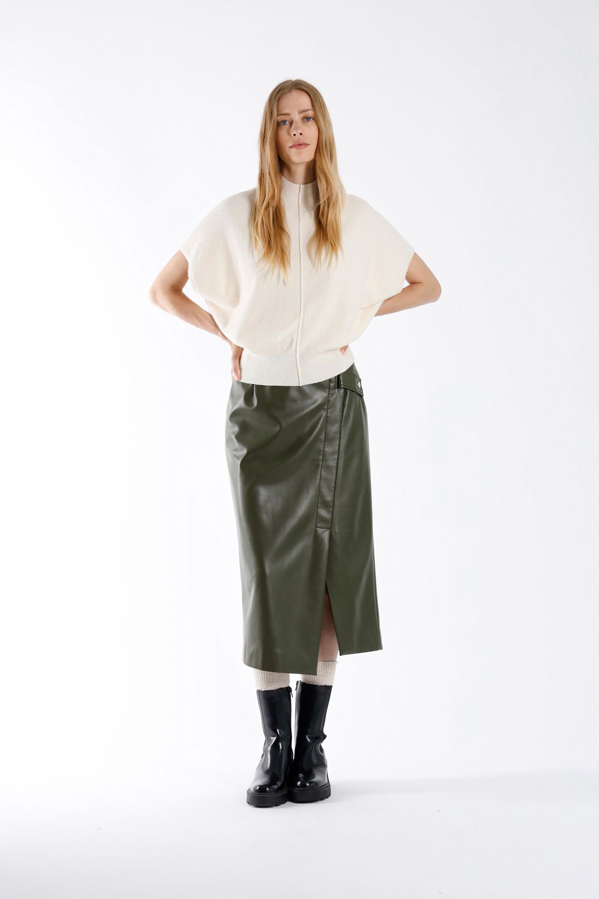 julia june skirt Lavande kaki