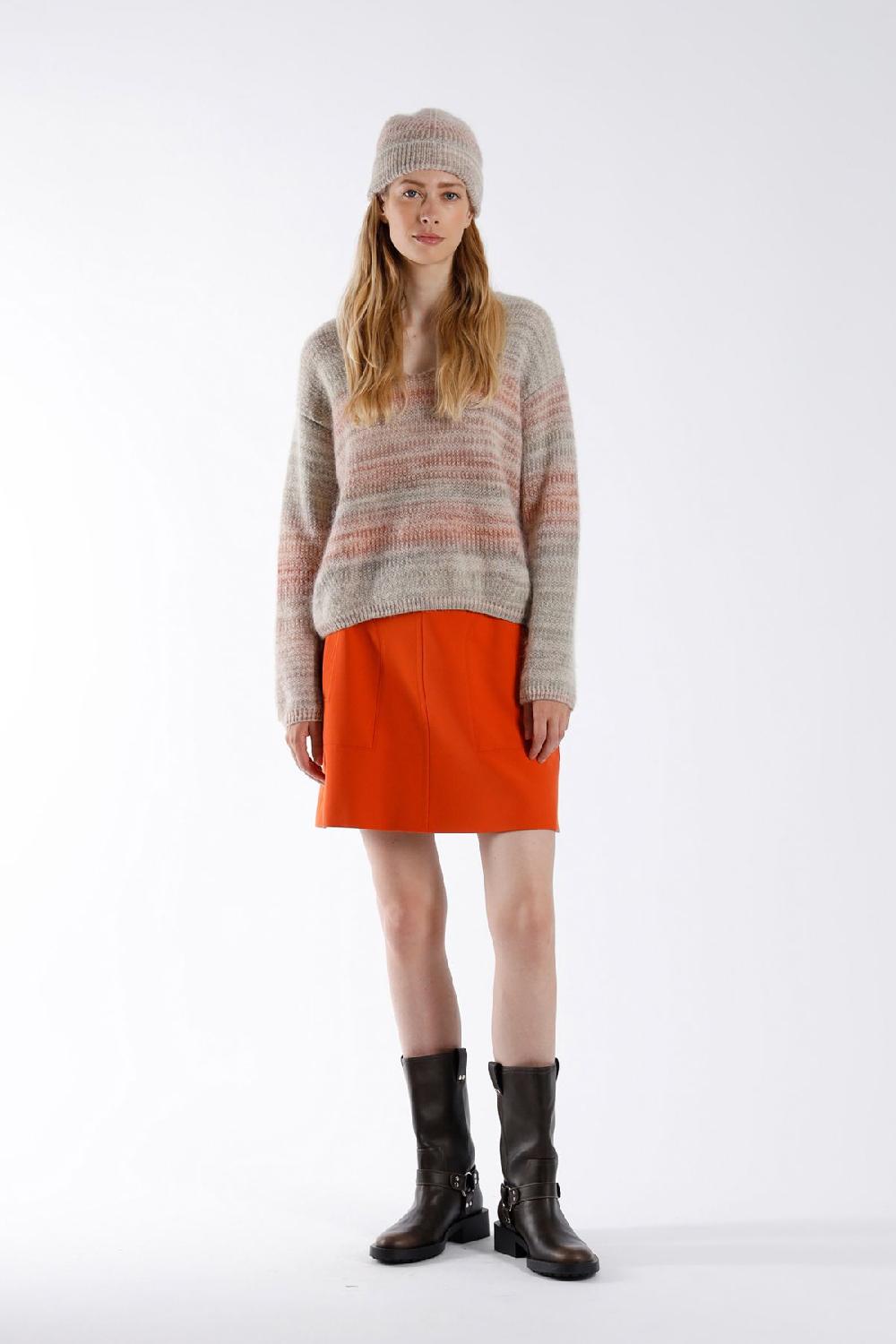 julia june skirt Lucie burnt orange