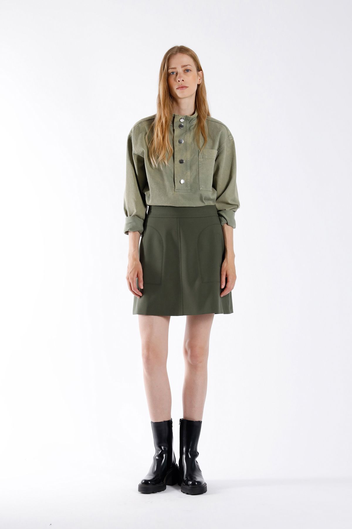 Julia June Skirt Lucie Kaki