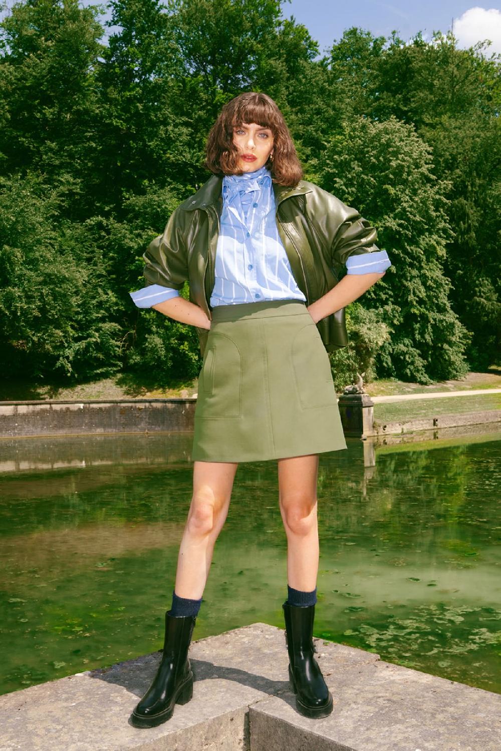 julia june skirt Lucie kaki