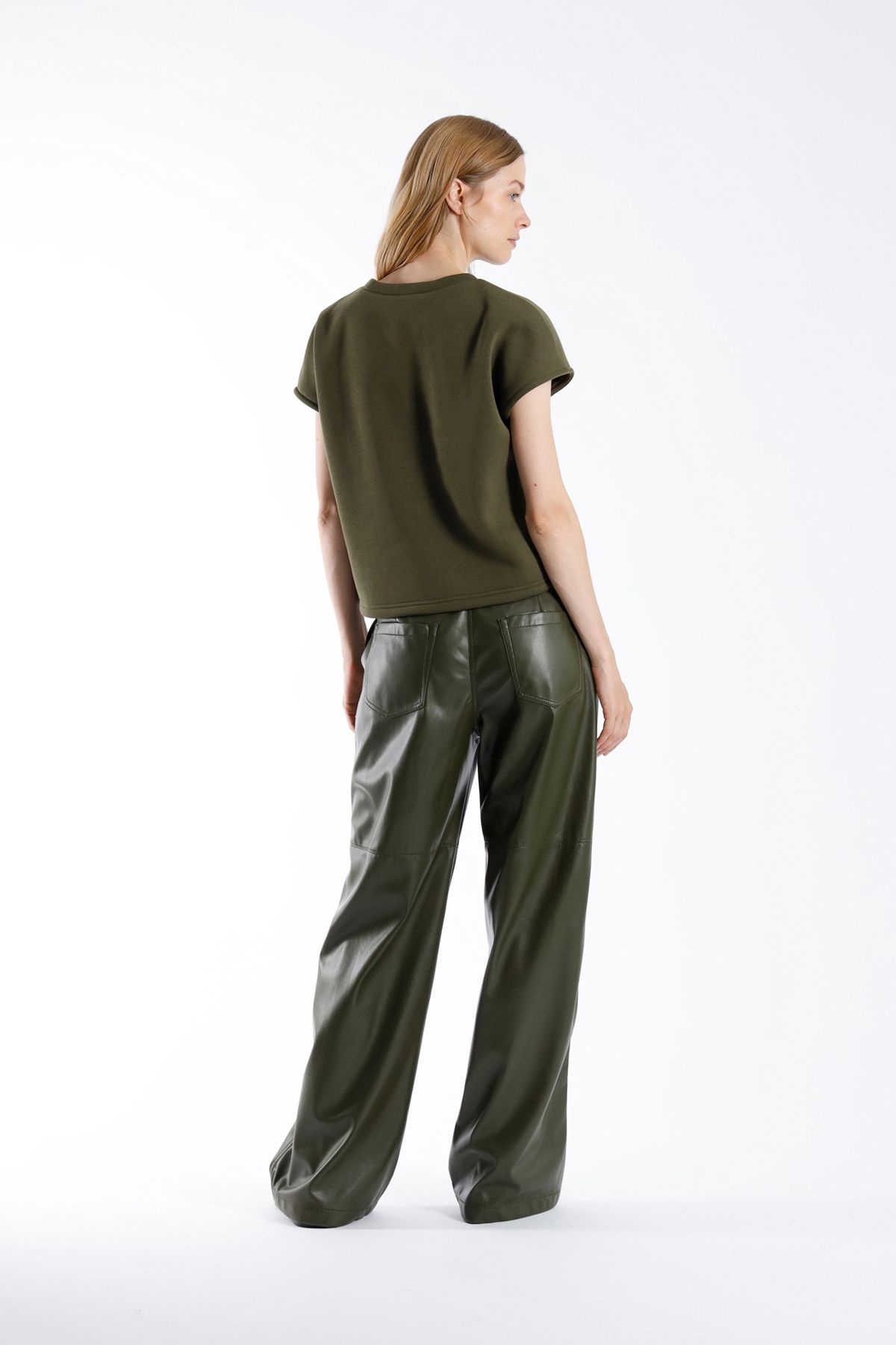 Julia June Top Lacour Kaki