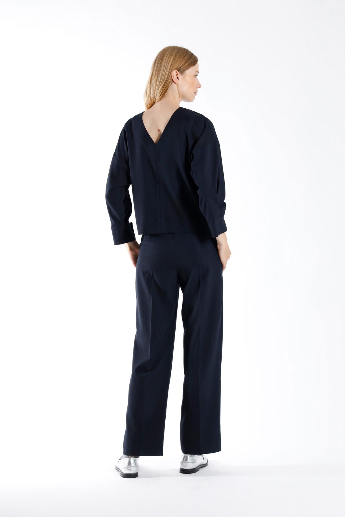 Julia June Top Lizzo Navy