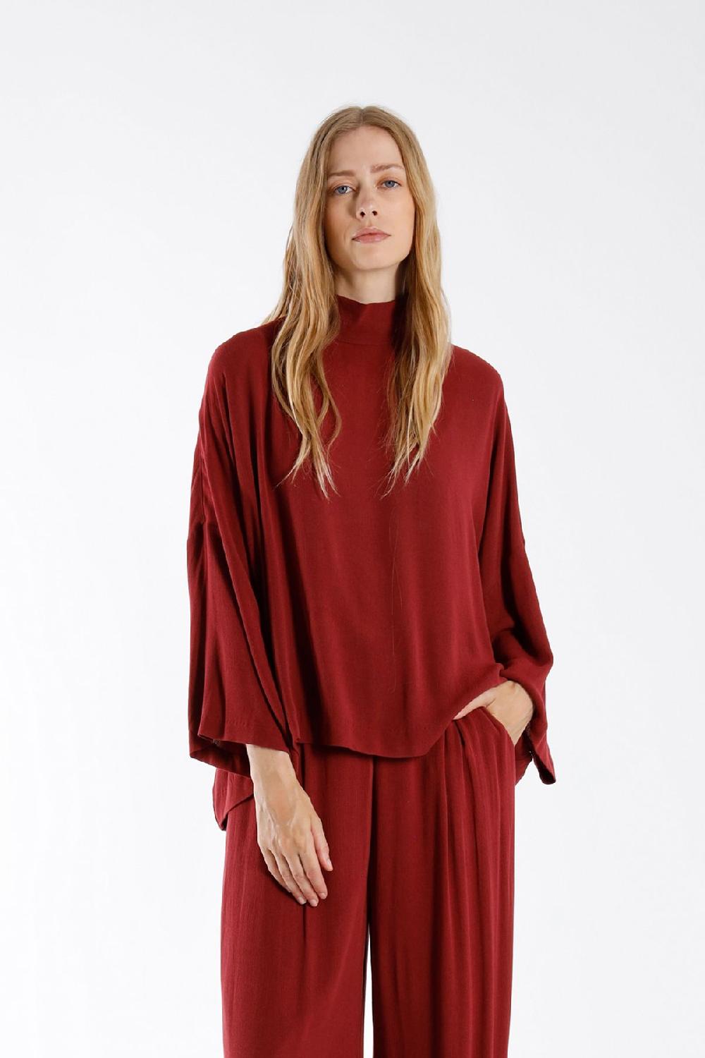 Julia June Top Lory Burgundy