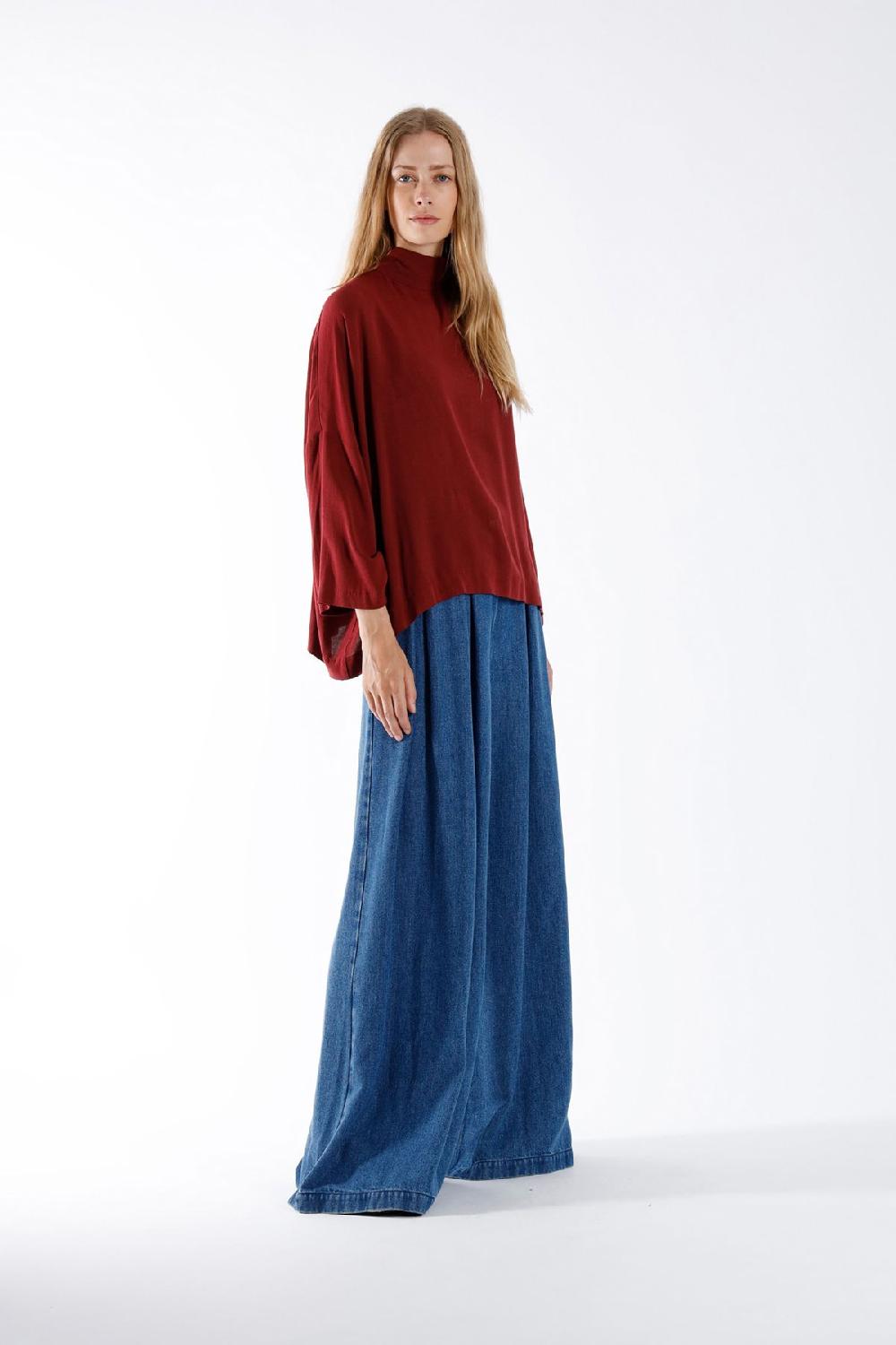 Julia June Top Lory Burgundy