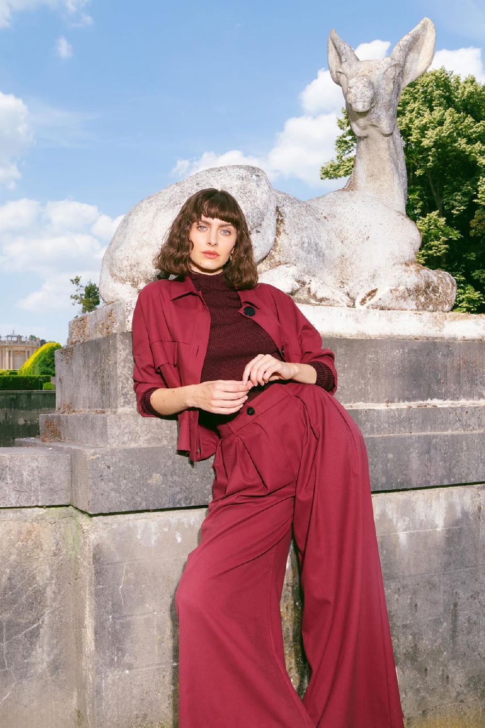 julia june trousers Lapazo burgundy