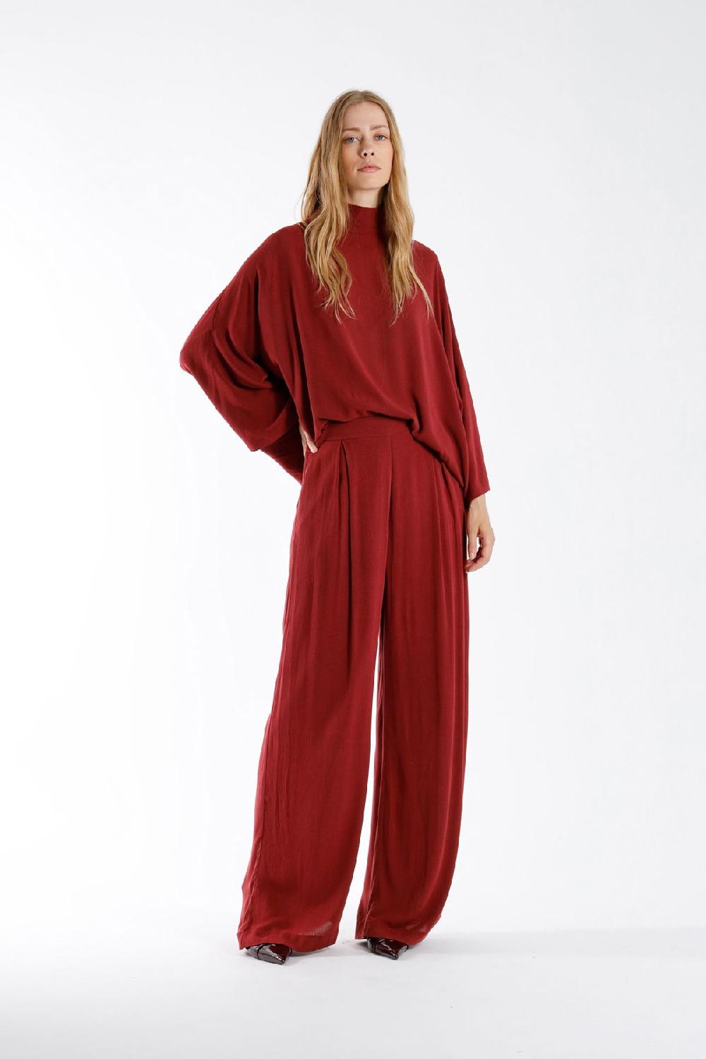 julia june trousers Larc burgundy
